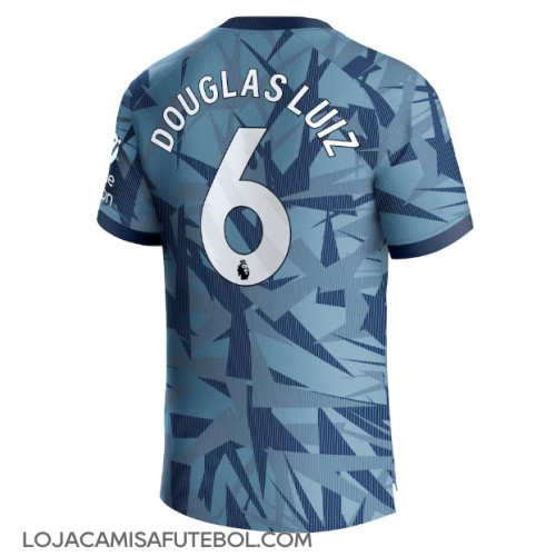 Camisa de Futebol Aston Villa Douglas Luiz #6 Equipamento Alternativo 2023-24 Manga Curta